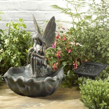 Water Feature - Solar Garden Fairy