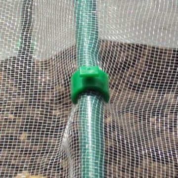 Green & Black Flexible Hoop Clips